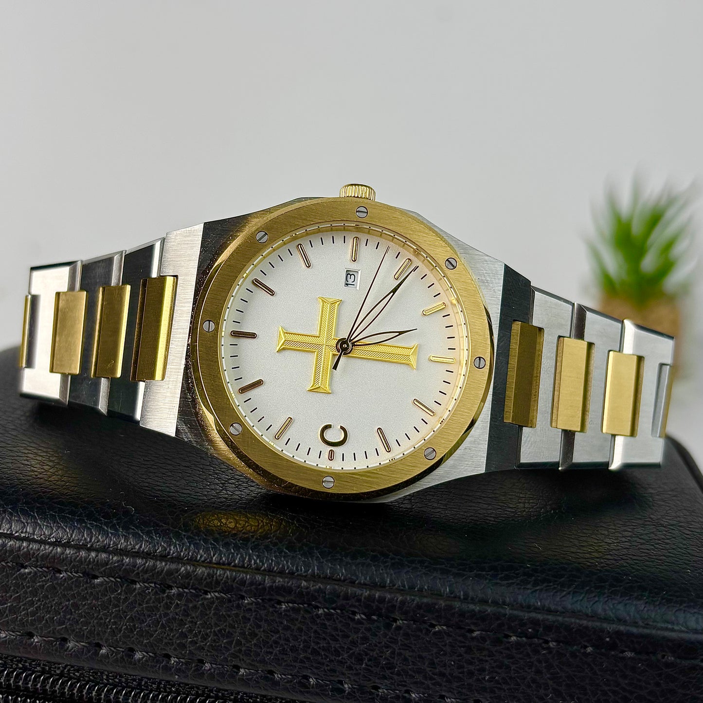 Golden Cross | White