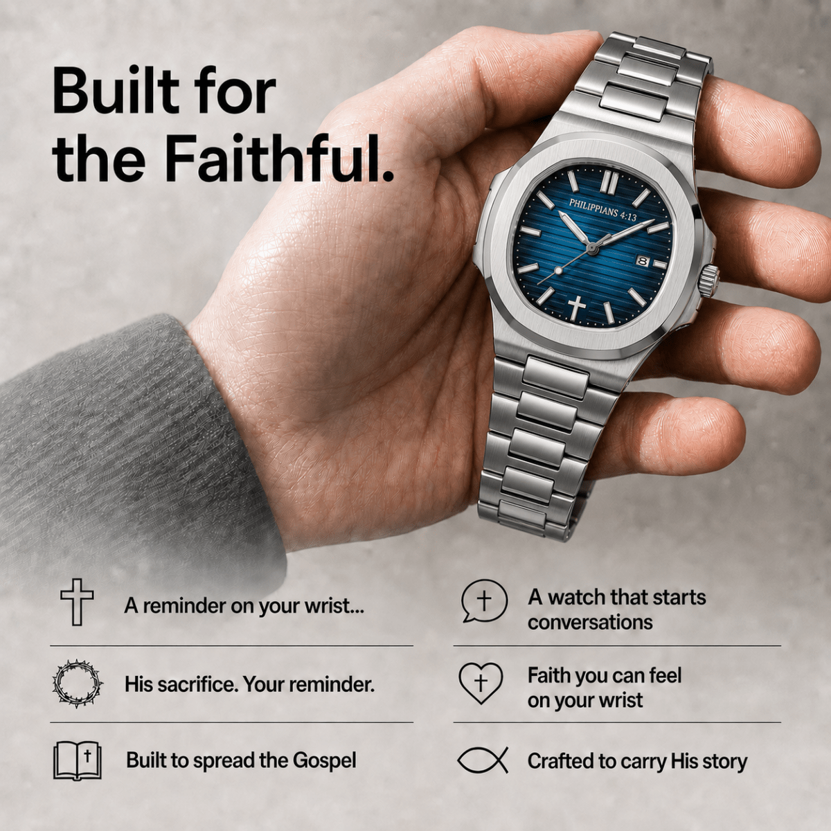 Philippians 4:13 (PRE-ORDER NOW!) - EliorWatches
