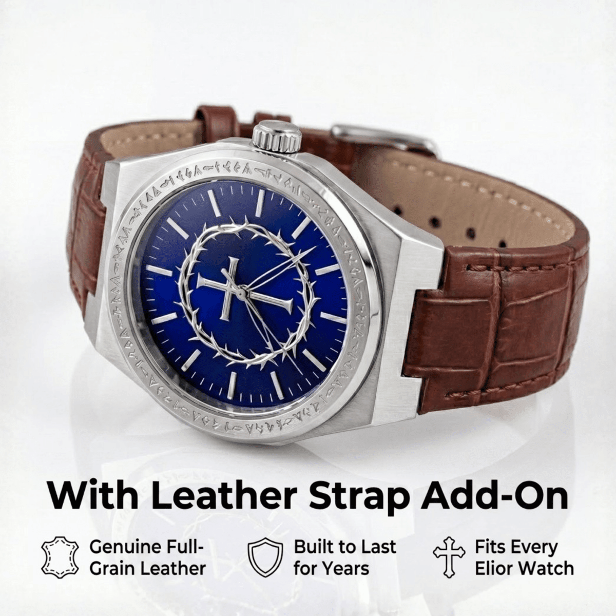 Premium Leather Strap Add-On - EliorWatches
