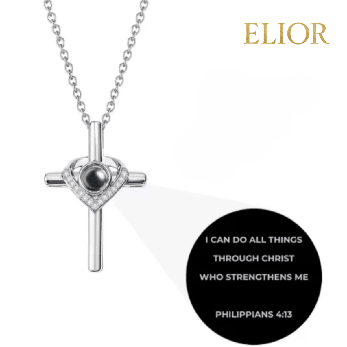 You won: Cross projection necklace! - EliorWatches