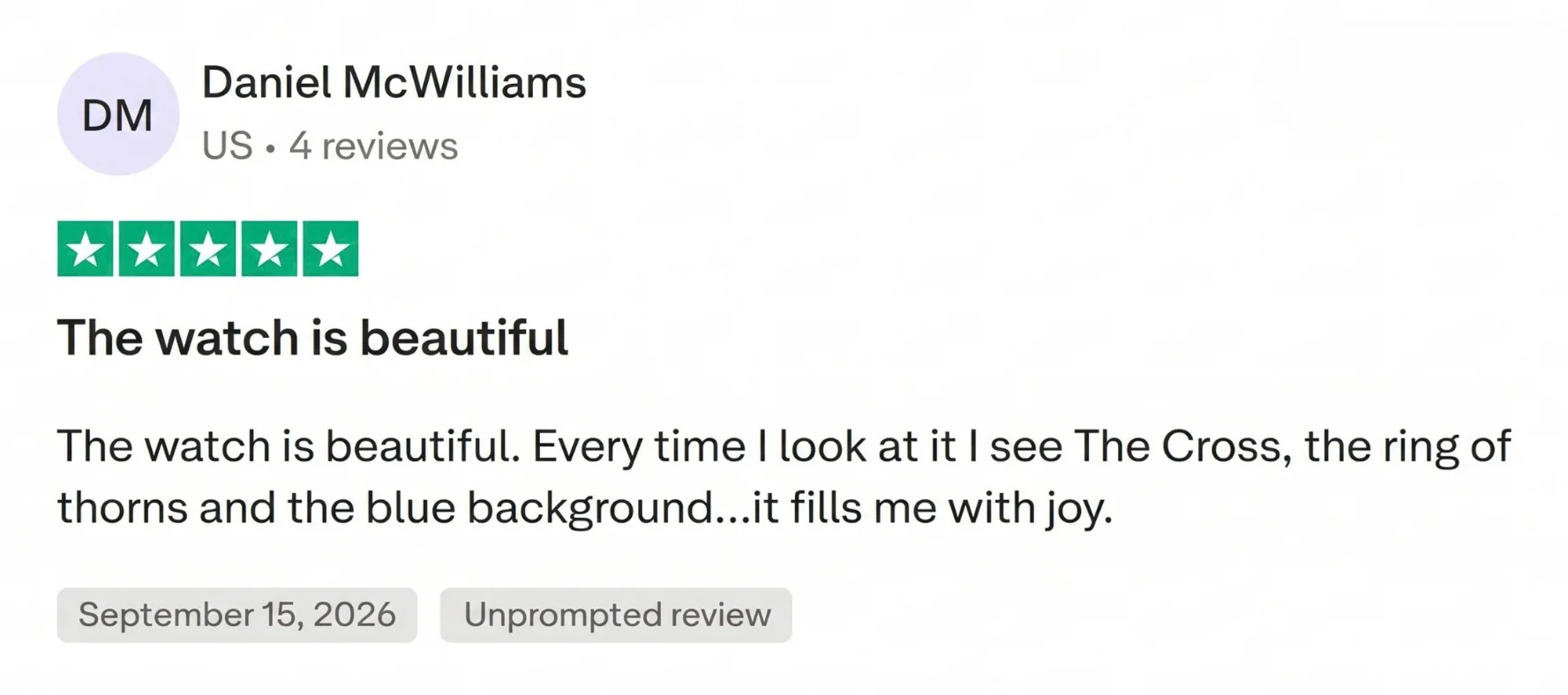 Customer review